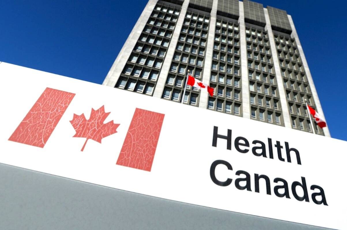 A sign is displayed in front of Health Canada headquarters in Ottawa. (Sean Kilpatrick/The Canadian Press)