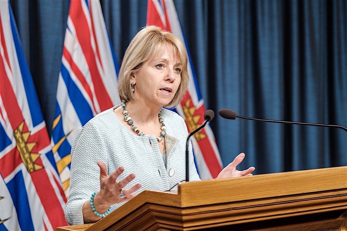 Provincial health officer Dr. Bonnie Henry speaks about B.C.’s COVID-19 pandemic, April 30, 2020. (B.C. government photo)