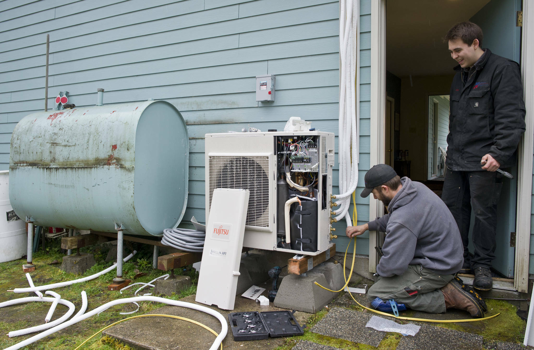 BC Hydro is hoping more people will switch their homes from natural gas to heat pumps. (File photo)