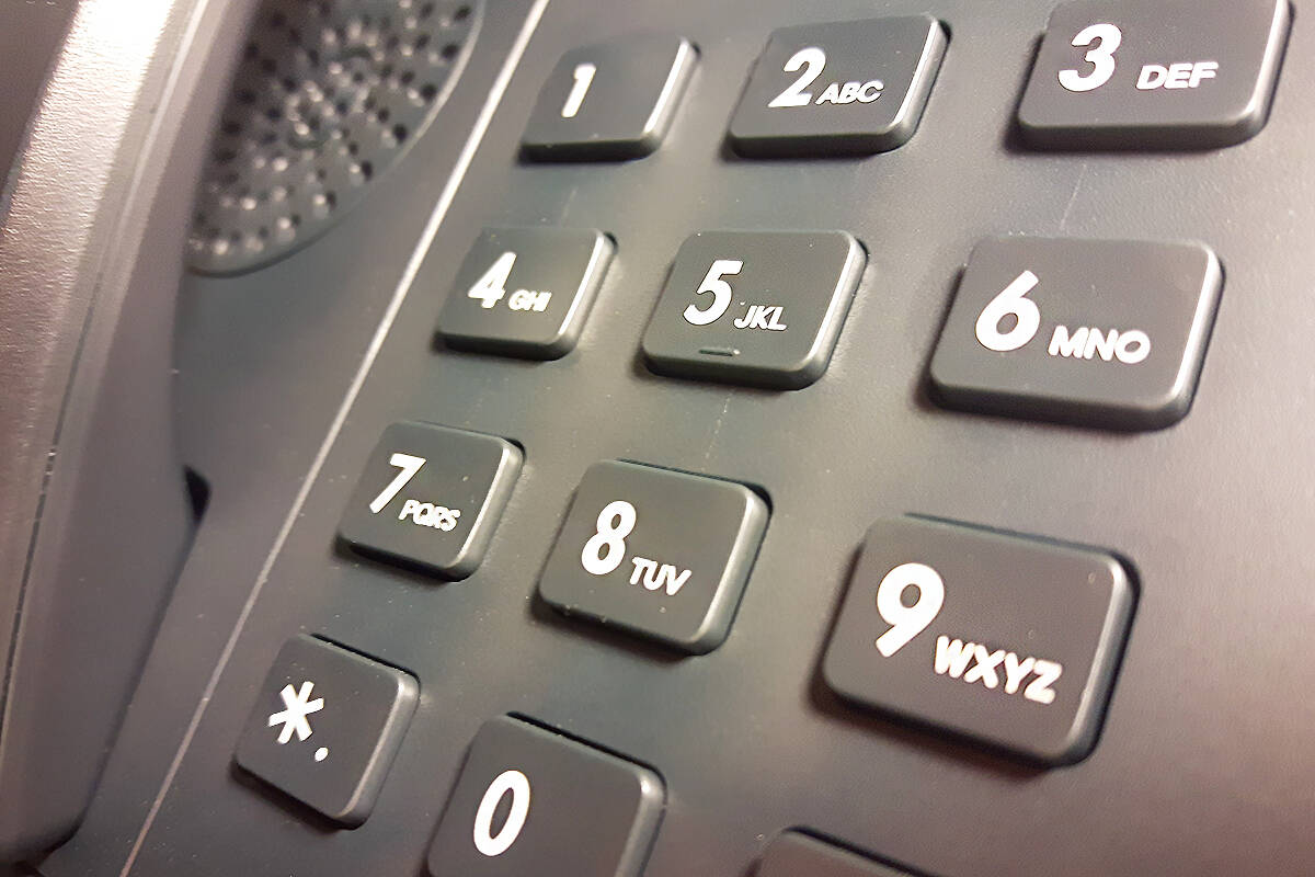 Police are warning the public to be aware of hang-up delay fraud. (Black Press file photo)