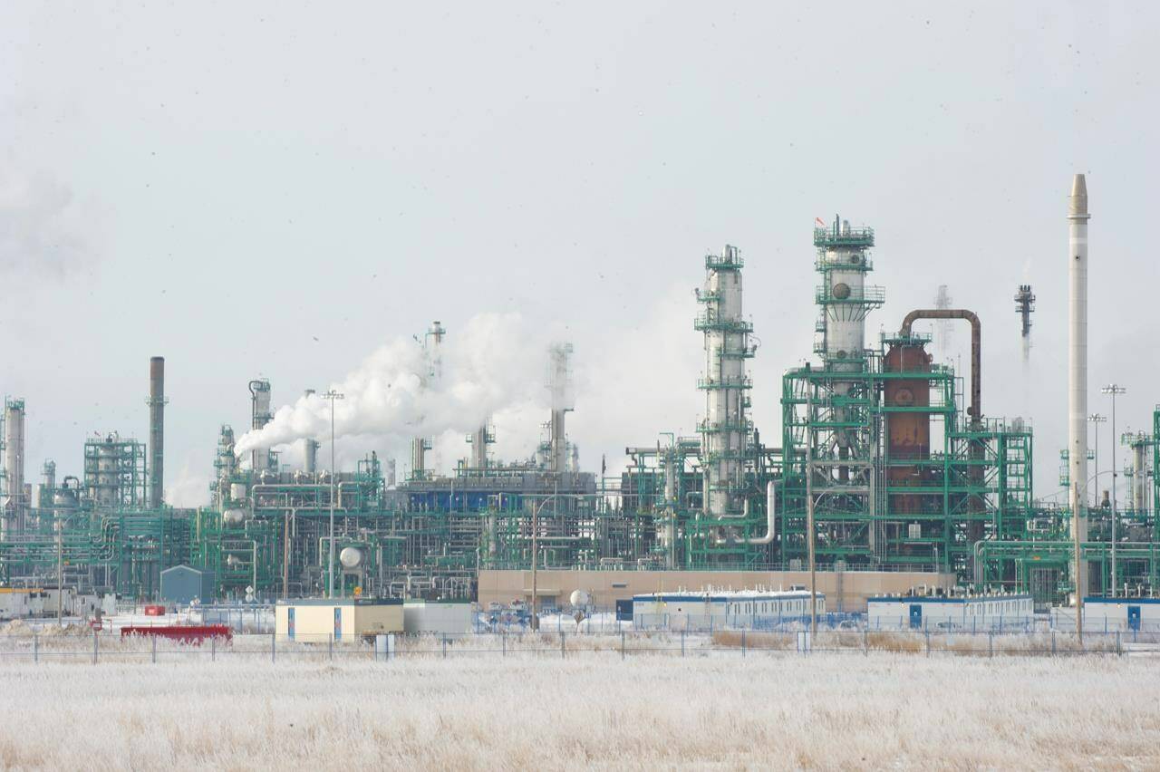 The Co-op Refinery is shown in Regina on Wednesday, Jan. 22, 2020. THE CANADIAN PRESS/Mark Taylor