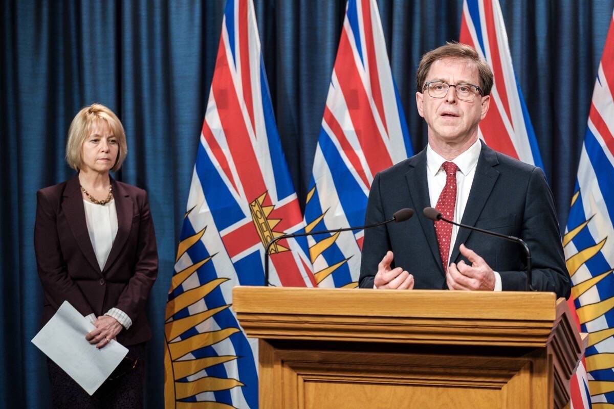 B.C. Health Minister Adrian Dix and provincial health officer Dr. Bonnie Henry have been working to contain COVID-19 transmission in Northern B.C. (B.C. government)