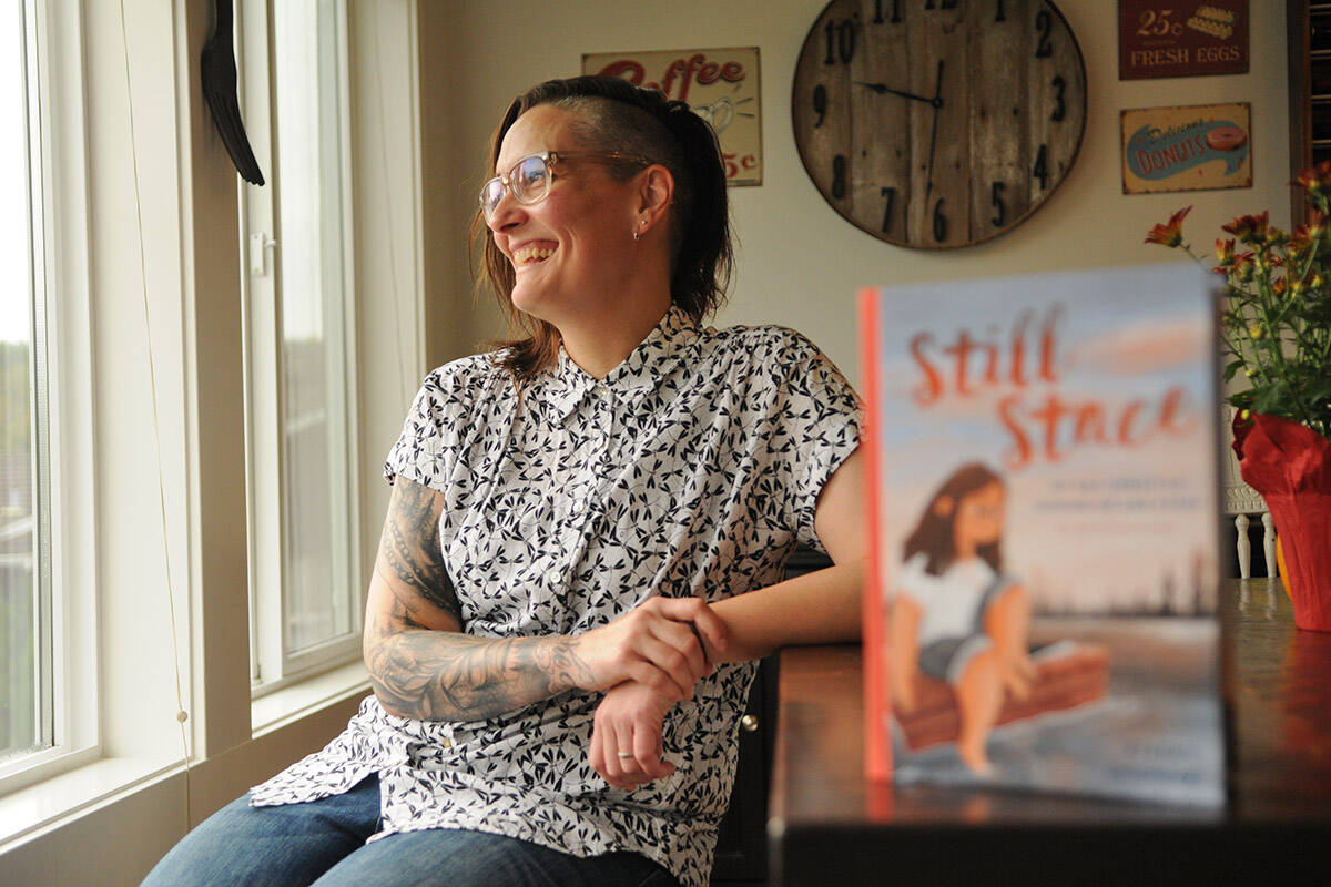 Stacey Chomiak’s queer, illustrated, young-adult memoir ‘Still Stace: My Gay Christian Coming-of-Age Story’ is being released on Oct. 19, 2021. (Jenna Hauck/ Chilliwack Progress)