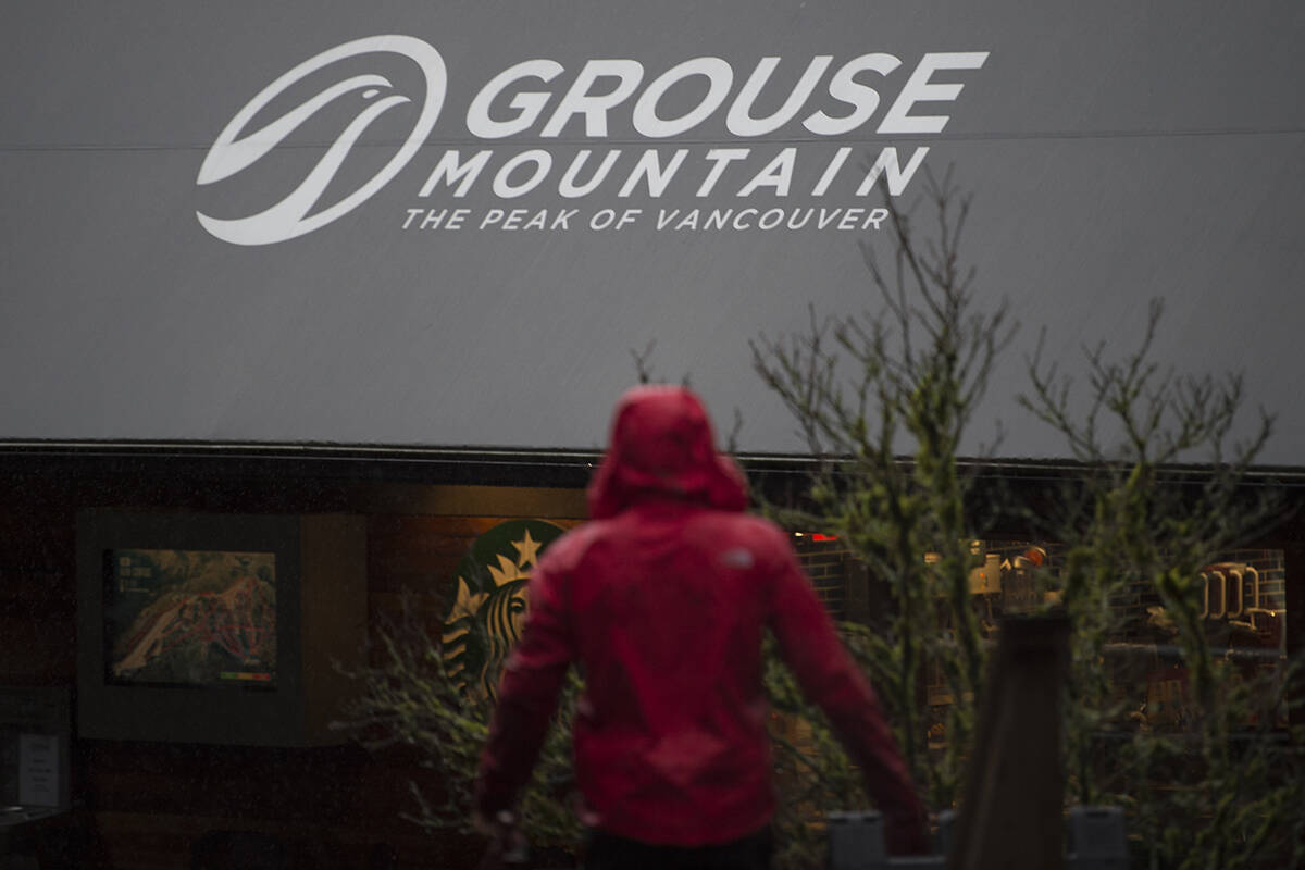 A employee is seen at Grouse Mountain in North Vancouver, B.C., Friday, Jan. 3, 2020. Grouse Mountain ski resort was recently purchased by B.C. based Northland Properties. THE CANADIAN PRESS/Jonathan Hayward