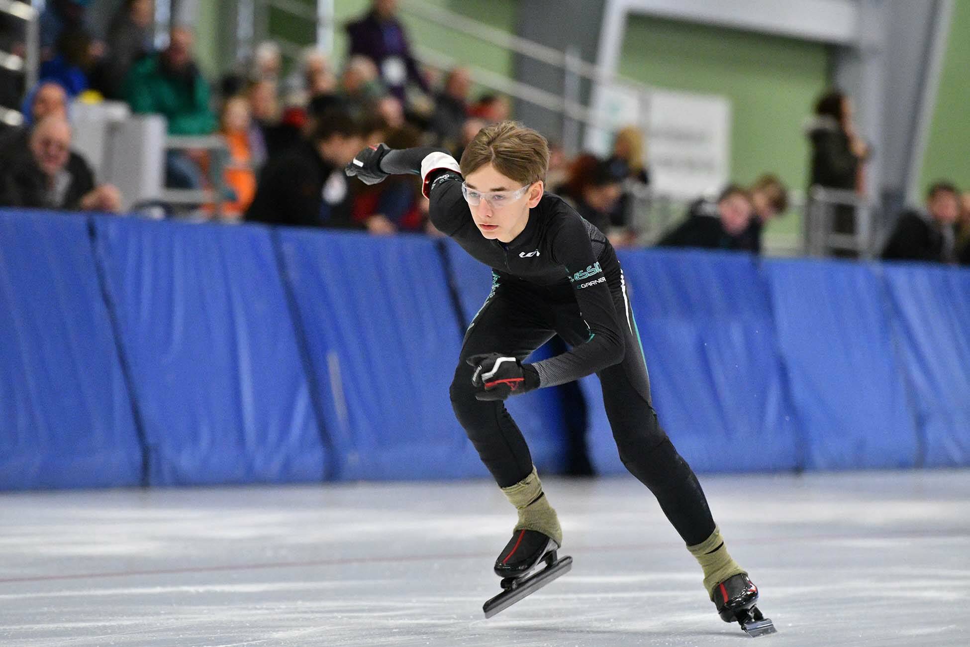 Mission’s Arthur Barnsdale took home a speed skating bronze at the 2020 BC Winter Games. (file)