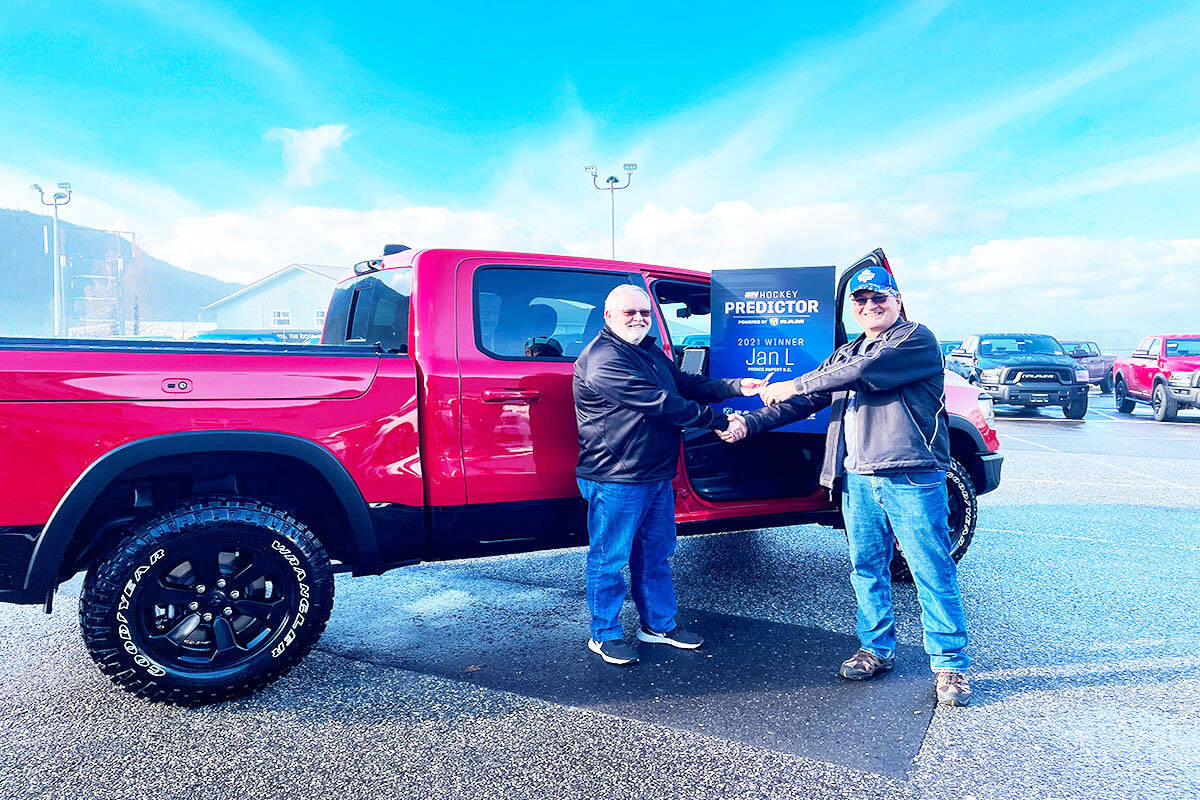 Prince Rupert resident, Jan Loroff, was the lucky winner of the Canada-wide contest. Loroff walked away with his new vehicle on Oct. 15. (Photo: Rainbow Chrysler)