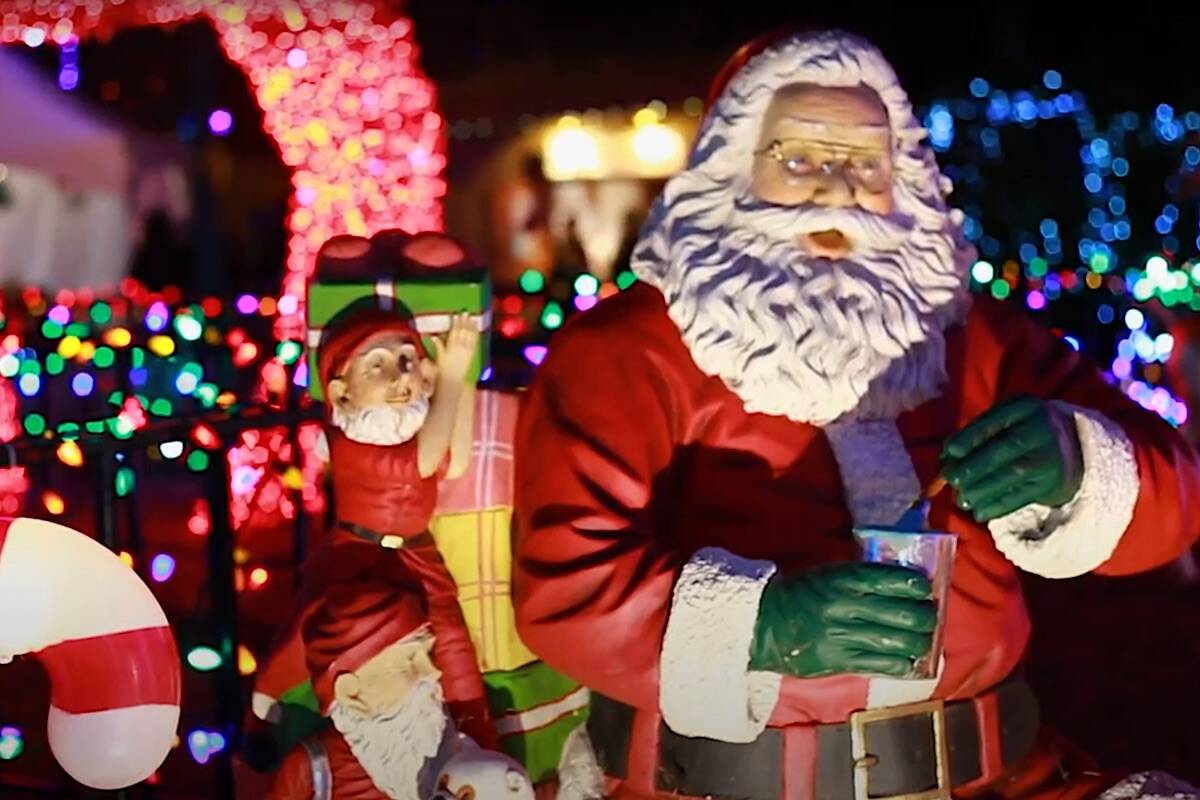 A scene from Bright Nights in Stanley Park promo video.