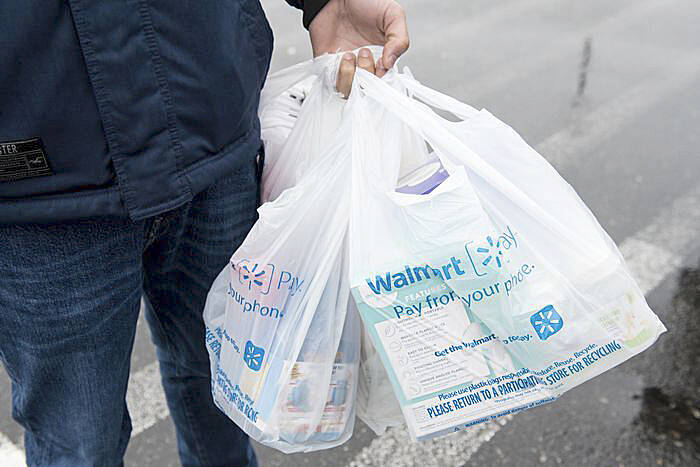 Grocery bags and other retail point-of-sale bags are the target of B.C.’s legislation. (Yukon News photo)