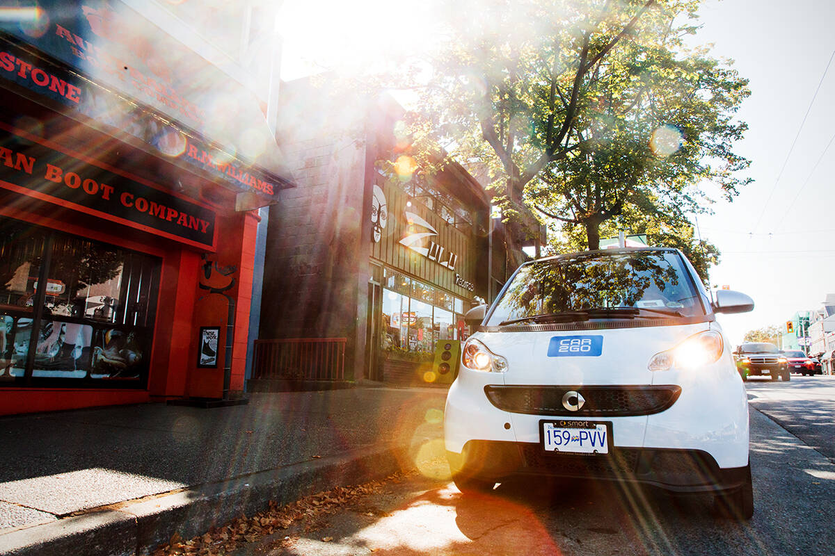 Car2Go left North America in 2020, citing a lack of electric vehicle infrastructure and “rapidly evolving” competition. (Submitted photo.)