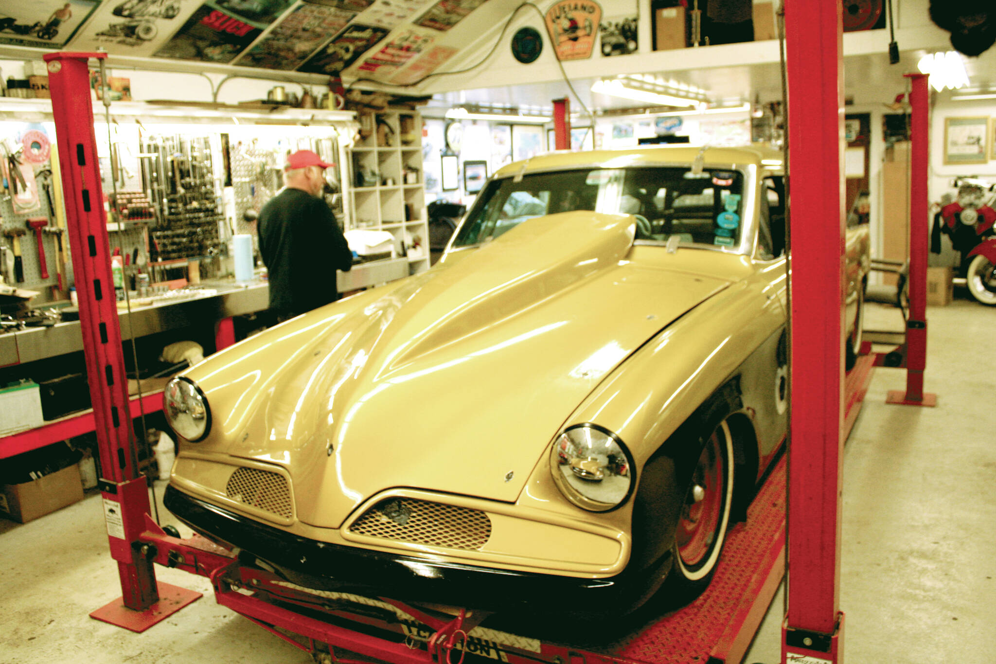 Shawn Driver’s record-breaking 1953 Studebaker. (Bailey Moreton - Sooke News Mirror)