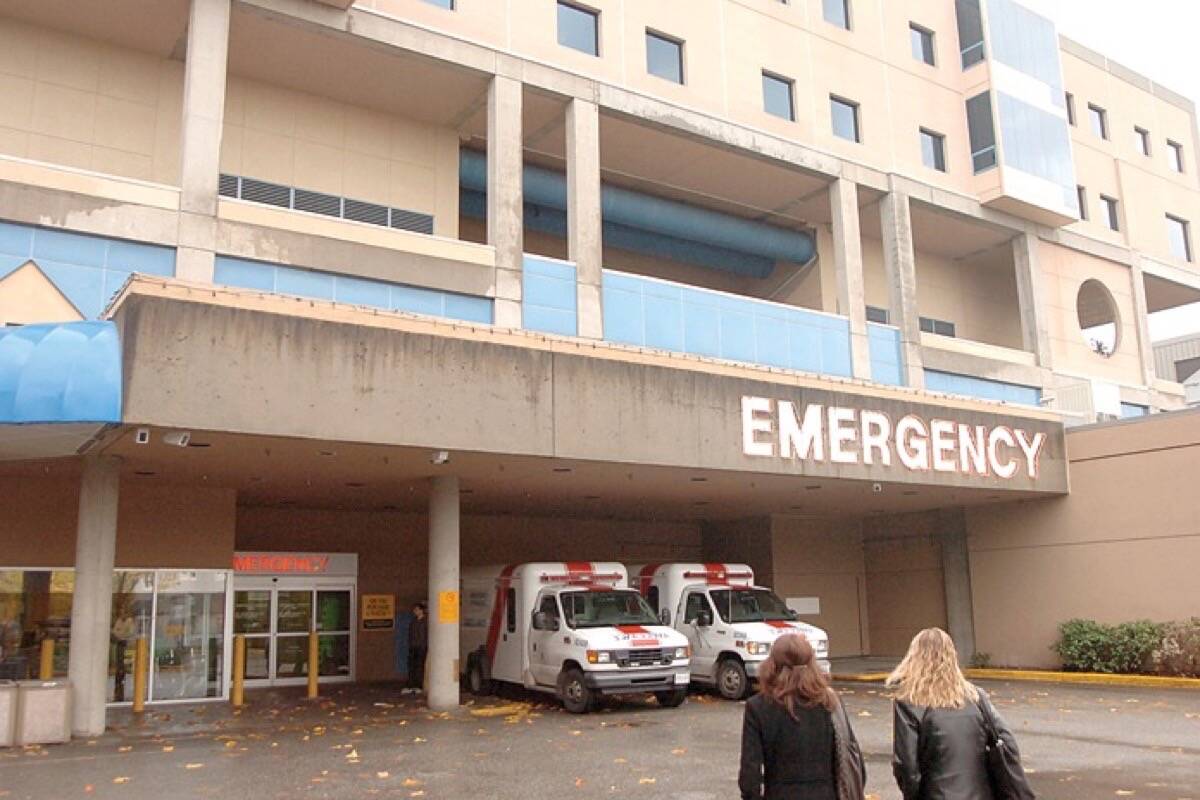Surrey Memorial and other hospitals in B.C. are coping with staff shortages and an influx of COVID-19 patients. (Surrey Now-Leader files)