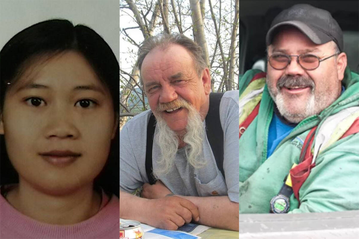 Donations are pouring in for the victims and families of a shooting in Faro on Oct. 26. Sang Honchaiyaphum (left) and Patrick McCracken (middle) tragically lost their lives, while Gilbert Boudreau (right) was critically injured and is being treated in Vancouver. (Submitted)