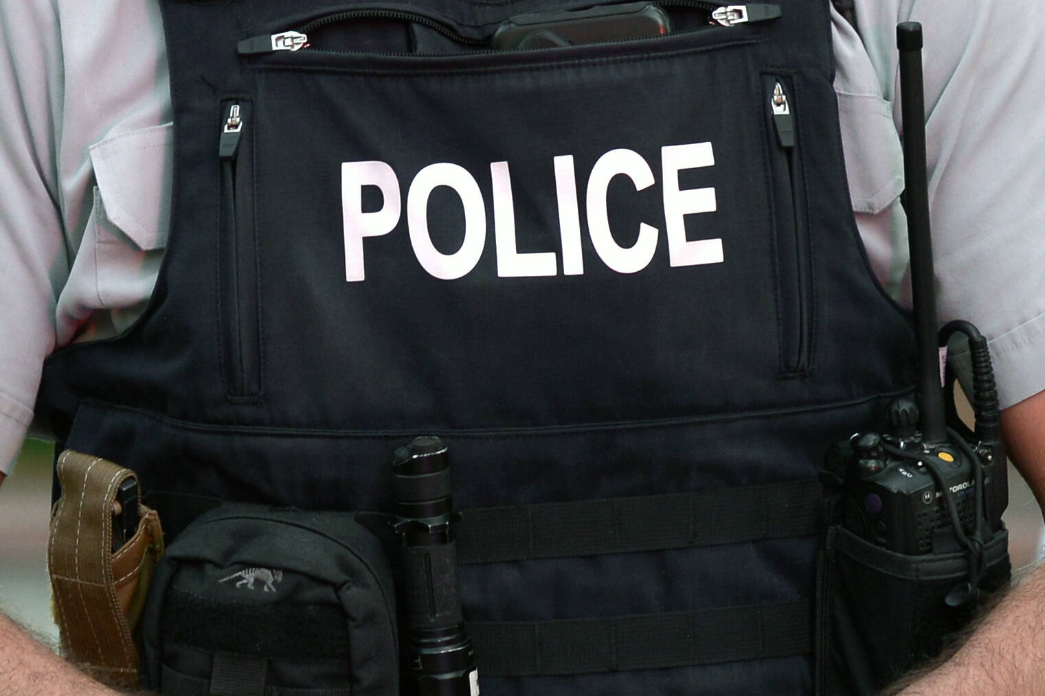 RCMP vest. (Phil McLaclan/Capital News)