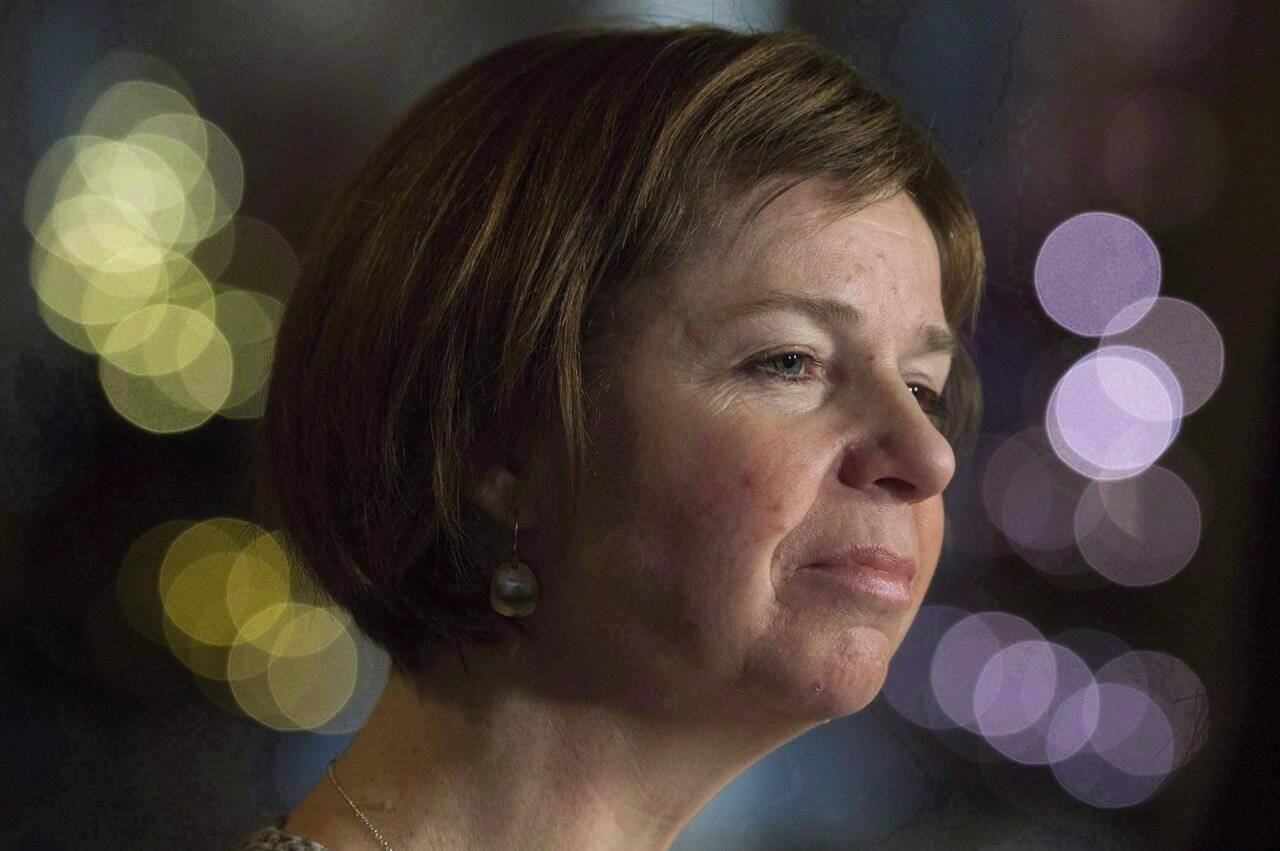 British Columbia Mental Health and Addictions Minister Sheila Malcolmson is shown in Ottawa in this file image on Thursday, Nov. 30, 2017. THE CANADIAN PRESS/Adrian Wyld