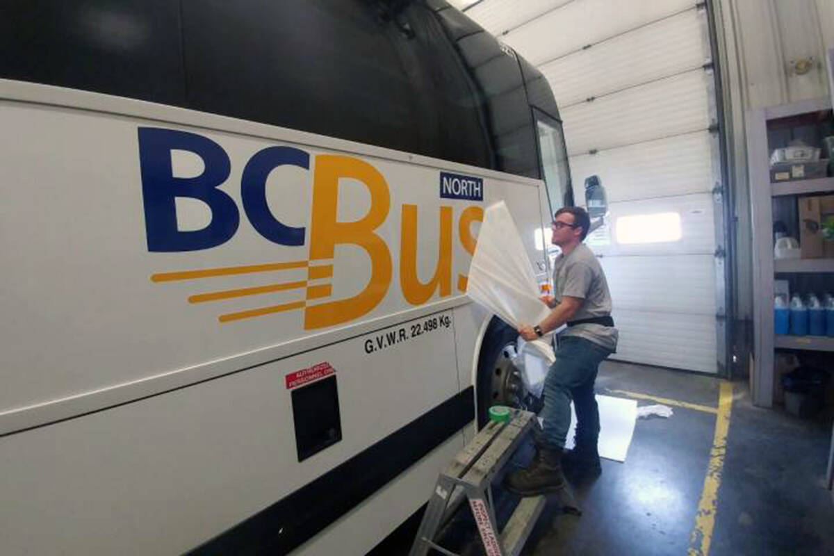 BC Bus North is an interim program run by the provincial government meant to replace Greyhound buses in Northern B.C. communities. An auditor general’s report released on Tuesday, Nov. 16 made three recommendations to improve the service. (B.C. Transit photo)