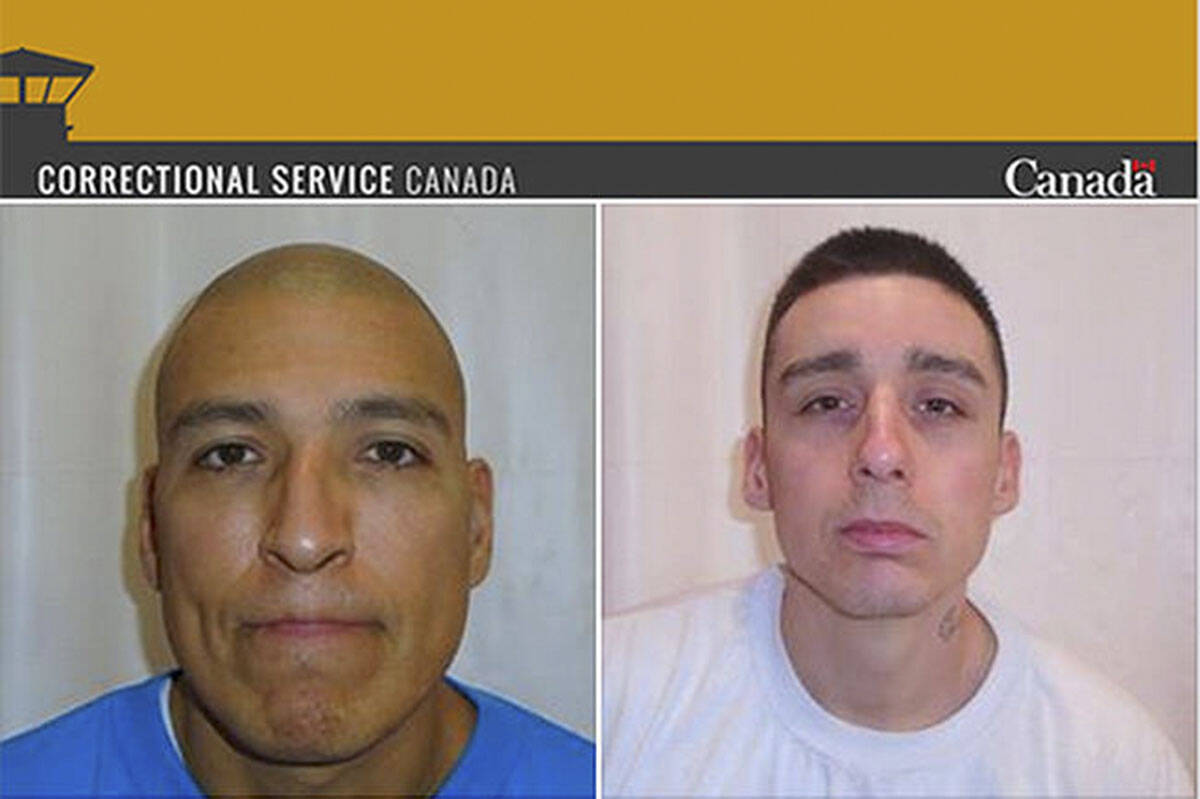James Lee Busch and Zachary Armitage will be tried for the murder of a Metchosin man in Vancouver Law Courts. (Correctional Service of Canada/Facebook)