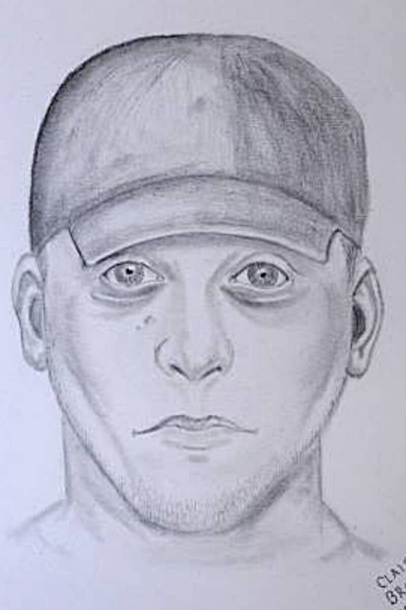 This forensic sketch is based on a man who allegedly followed a 17-year-old Langley girl for months. Police are hoping someone can identify him. (Langley RCMP)