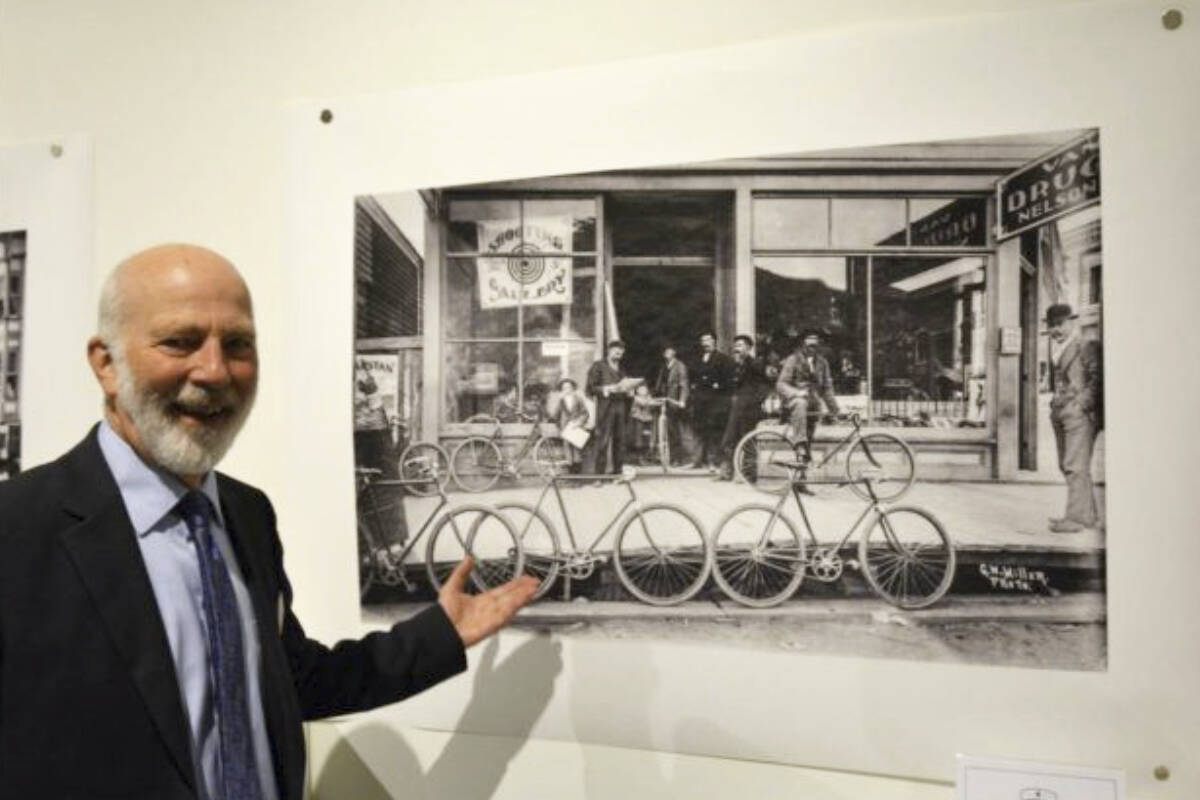 Ron Welwood is seen at a Touchstones Nelson gala in 2017. Photo: Bill Metcalfe