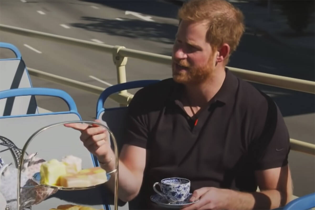 An Afternoon with Prince Harry & James Corden was one of the top trending YouTube videos in Canada this year. (The Late Late Show with James Corden/YouTube)