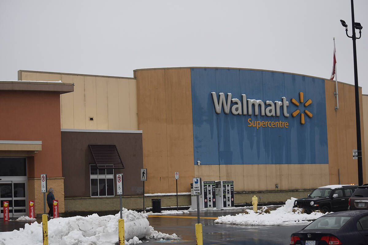 Walmart Supercentre in Campbell River was the site of a stabbing on Tuesday, Dec. 7. Ronan O’Doherty/ Campbell River Mirror