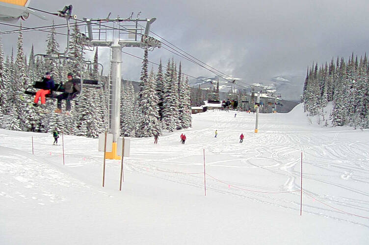 One person died on SilverStar Mountain Resort’s back side Saturday, Dec. 18, in the Powder Gulch area. (SilverStar Mountain Resort)