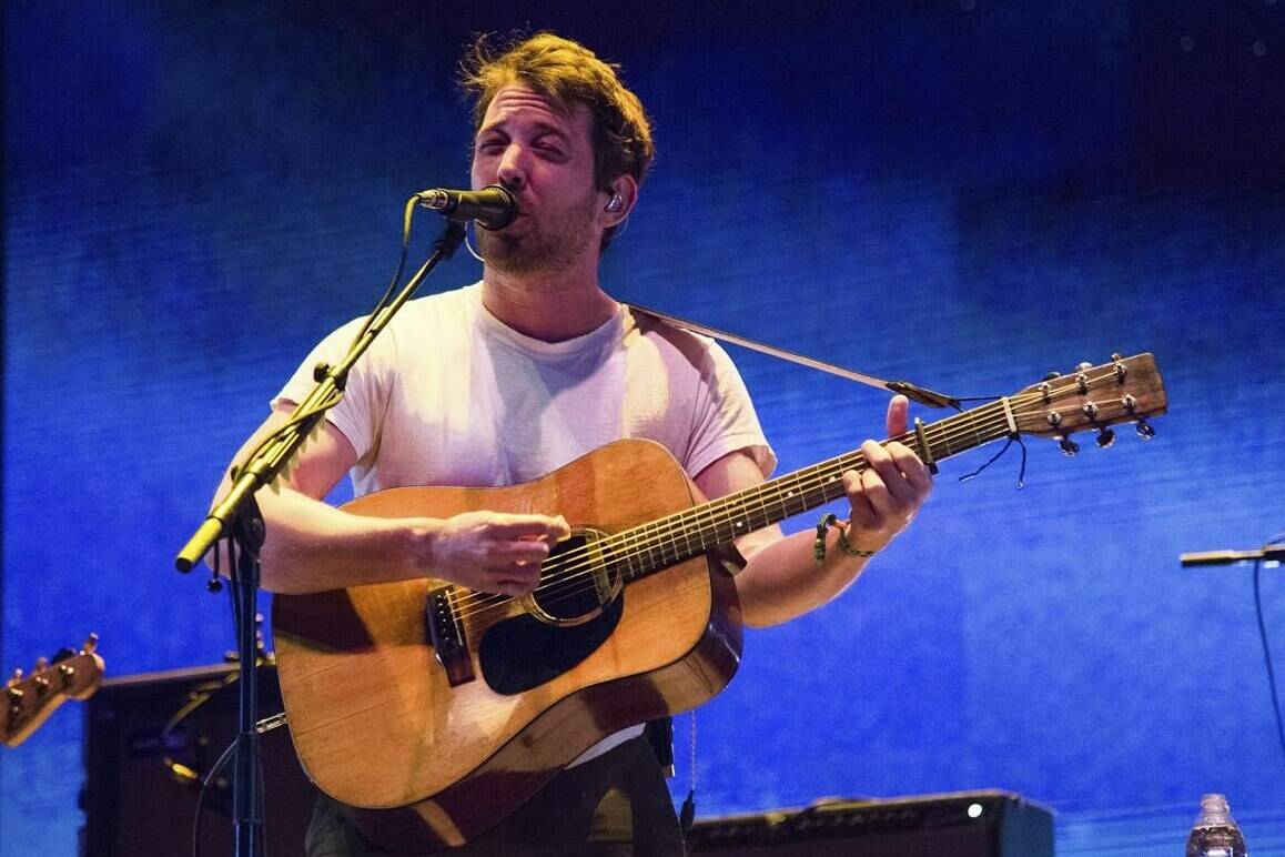 FILE - Robin Pecknold of the Fleet Foxes performs at the Coachella Music & Arts Festival on April 14, 2018, in Indio, Calif. The Fleet Foxes song “White Winter Hymnal,” written by Pecknold, and released in 2008, has become a modern holiday standard, sung by children’s choirs in countless school assemblies. (Photo by Amy Harris/Invision/AP, File)