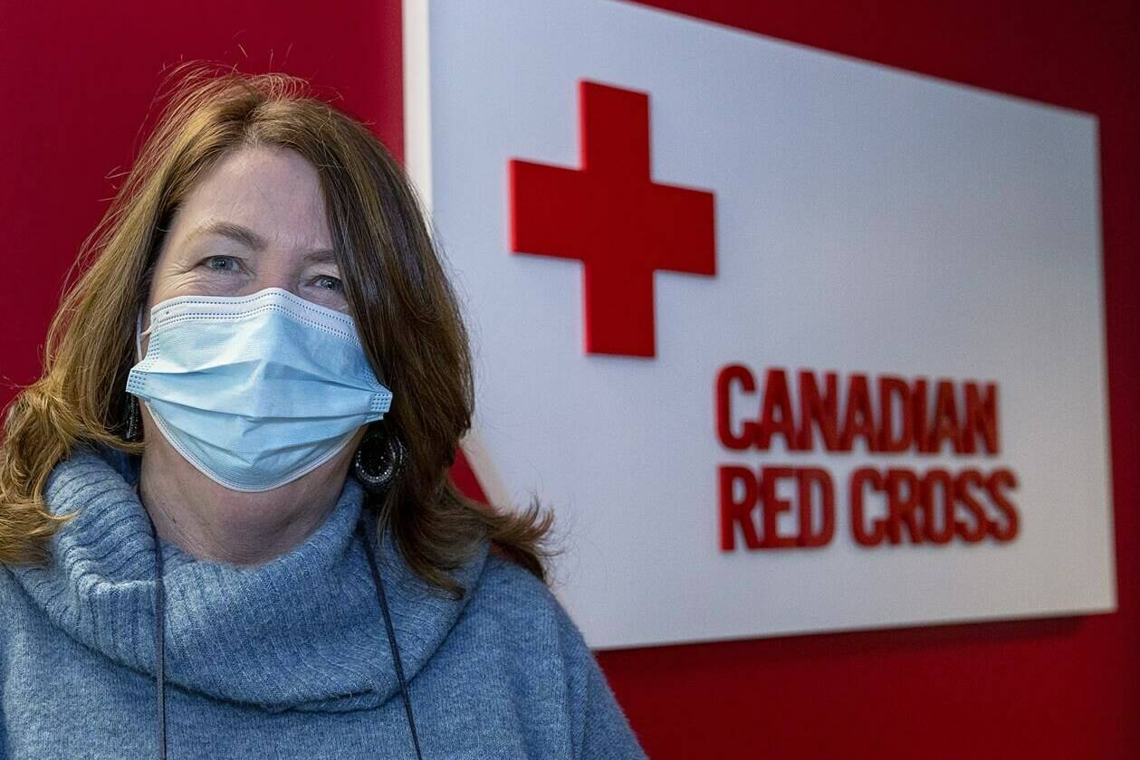 Chris Baert-Wilson, a senior Red Cross official, seen in Dartmouth, N.S. on Wednesday, Dec. 22, 2021, oversees the organization’s Friendly Caller program, which pairs volunteer callers with people feeling particularly lonely and isolated during the pandemic. THE CANADIAN PRESS/Andrew Vaughan