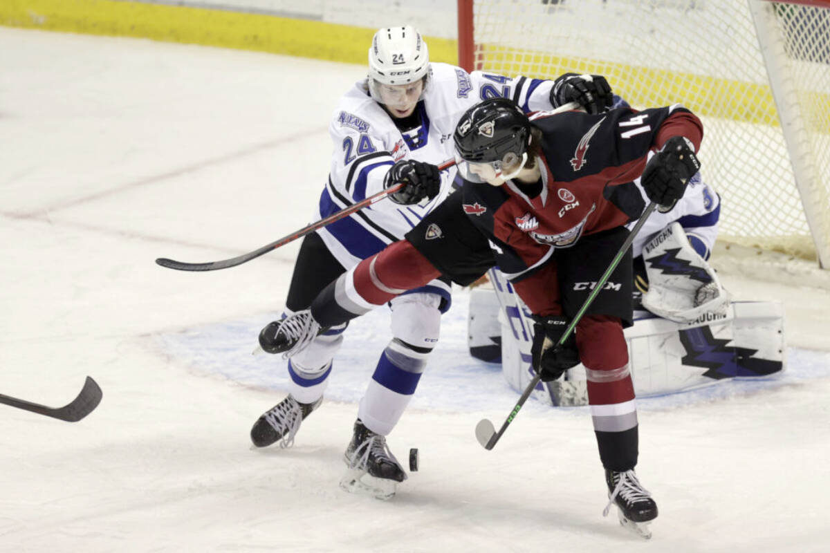 Royals host the Vancouver Giants at the Save-on-Foods Memorial Arena in Victoria again on Thursday, Dec. 30, defeating the guests 7-3. (Kevin Light/Special to Black Press Media)