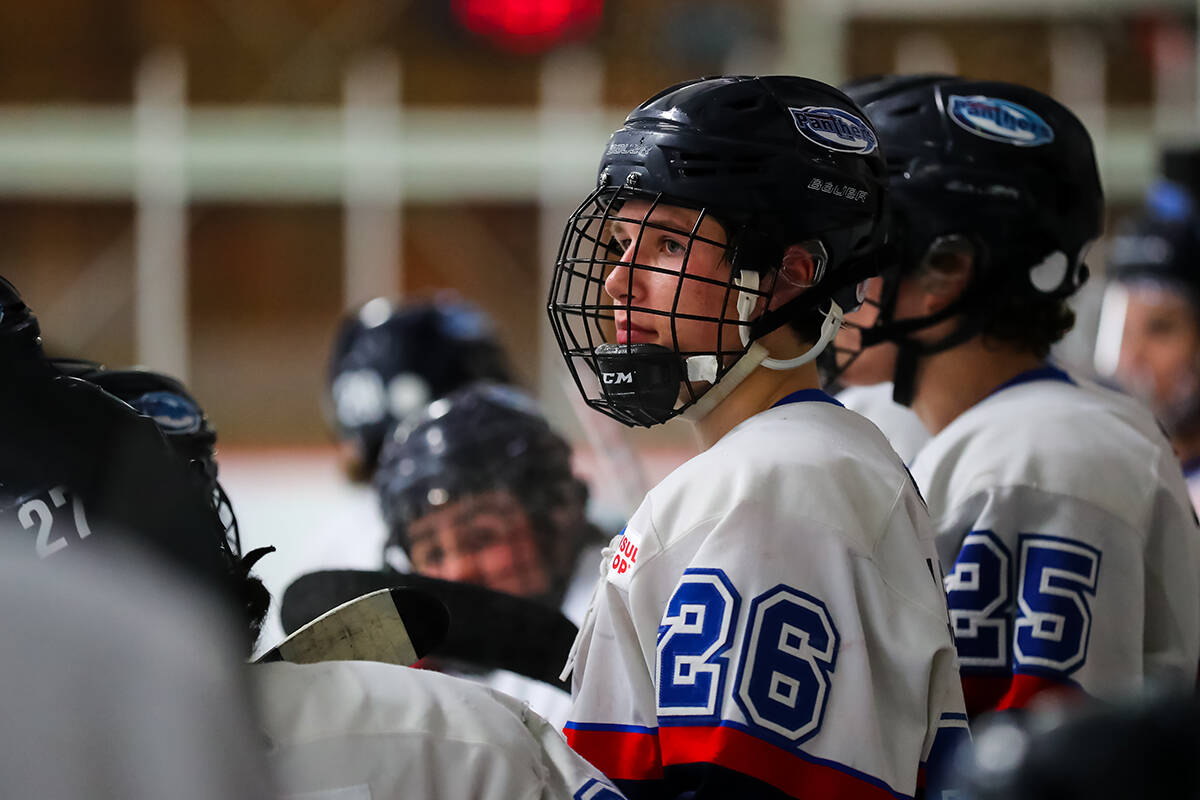 The Peninsula Panthers and the hockey community at large are mourning the death of 18-year-old Grant Gilbertson, who died in a collision Monday night near the intersection of Sooke and Humpback roads. (Courtesy Christian J. Stewart Photography)