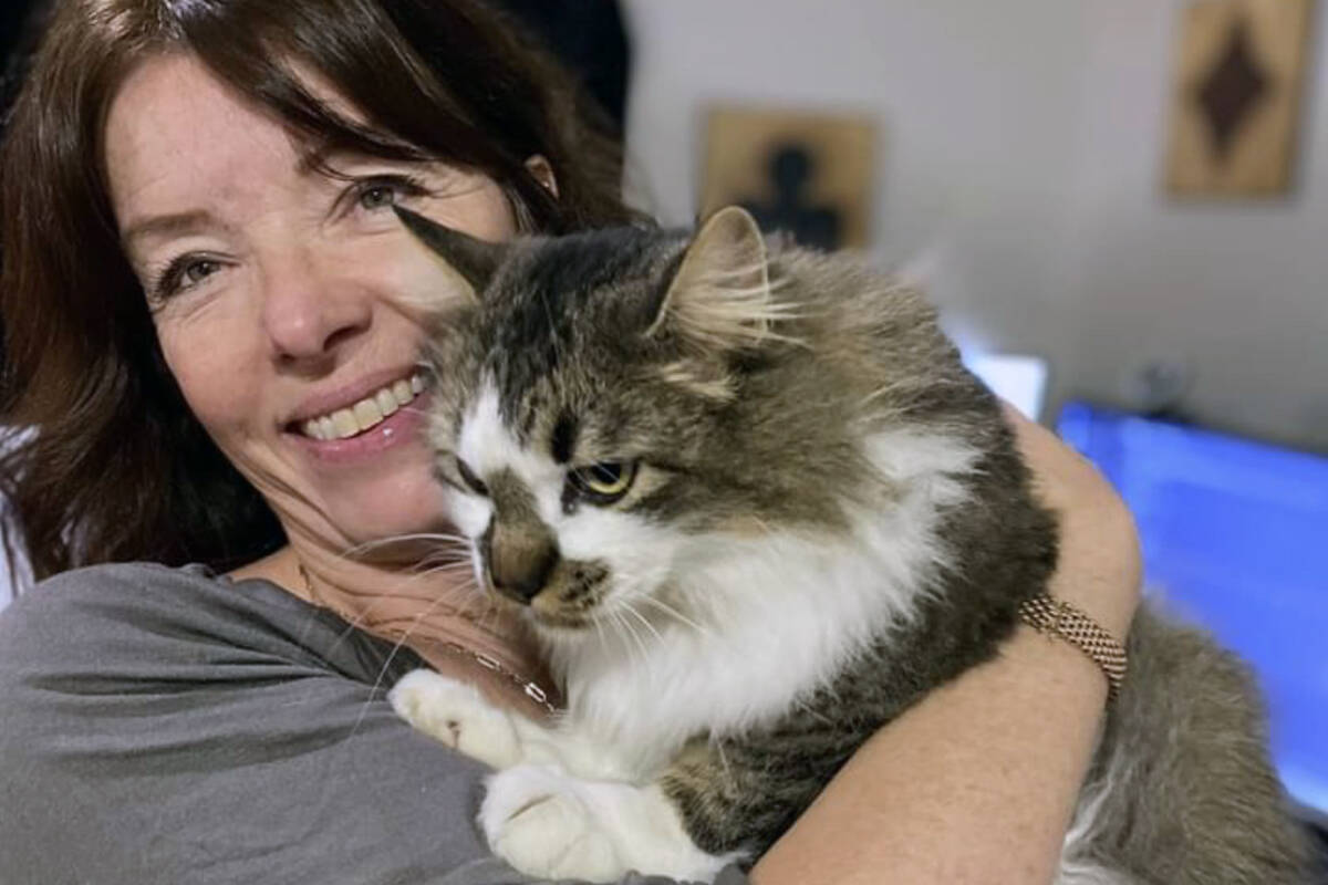 Finley was found in a forest in Willoughby on Dec. 17, after 490 days. The owner thanked social media for the miracle. (Special to Langley Advance Times)