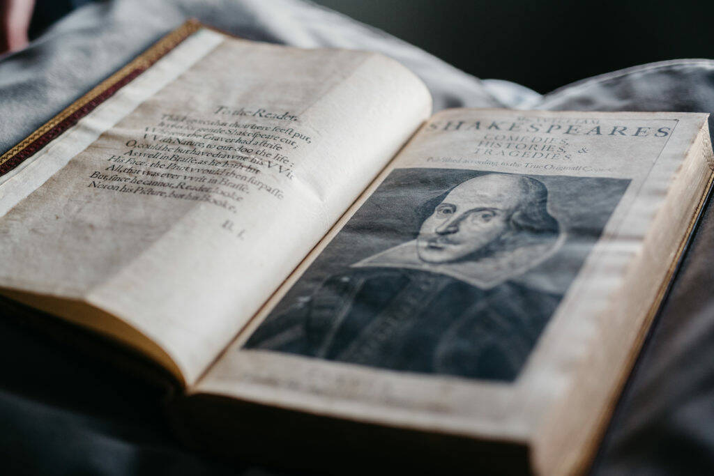 William Shakespeare’s First Folio, published in 1623, acquired by UBC Library. (UBC handout photo)