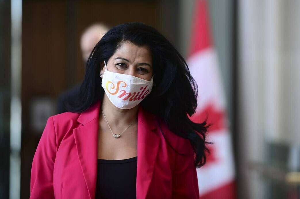 Dr. Supriya Sharma, chief medical adviser at Health Canada, arrives to hold a technical briefing in Ottawa on Friday, March 5, 2021. THE CANADIAN PRESS/Sean Kilpatrick