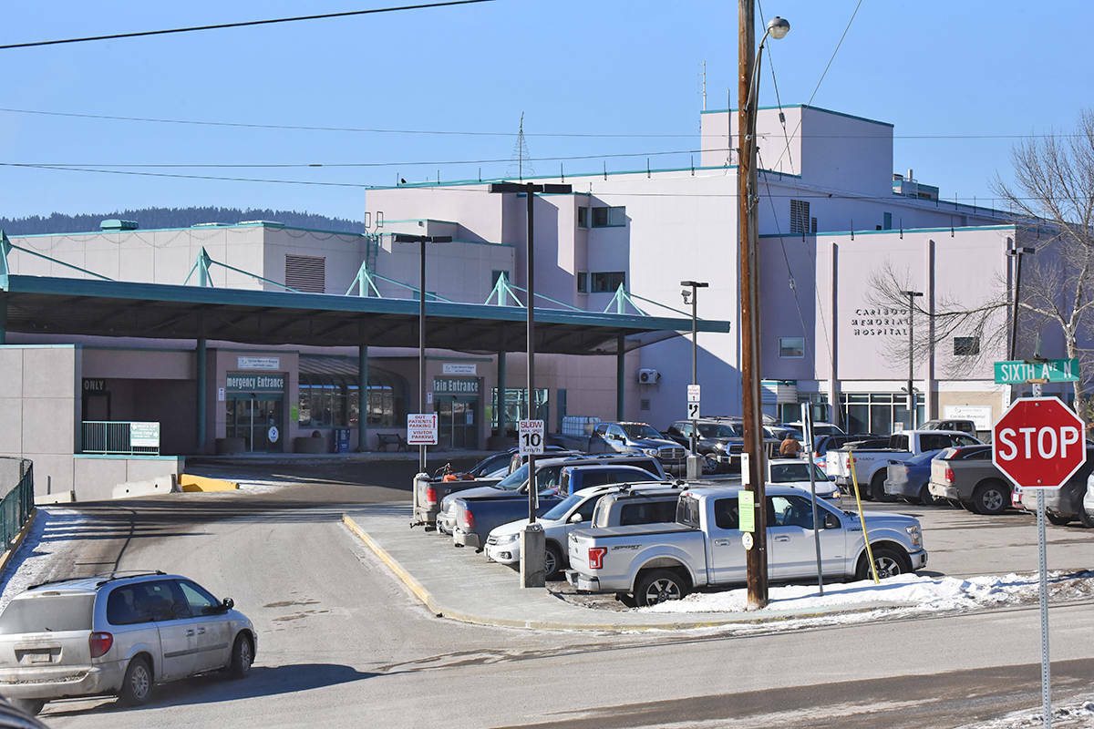 Cariboo Memorial Hospital in Williams Lake. B.C. hospitals are changing their method of counting COVID-19 cases to include those who are admitted for other medical conditions and then test positive in screening. (Williams Lake Tribune)