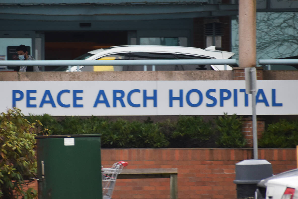 Peace Arch Hospital. (Aaron Hinks photo)