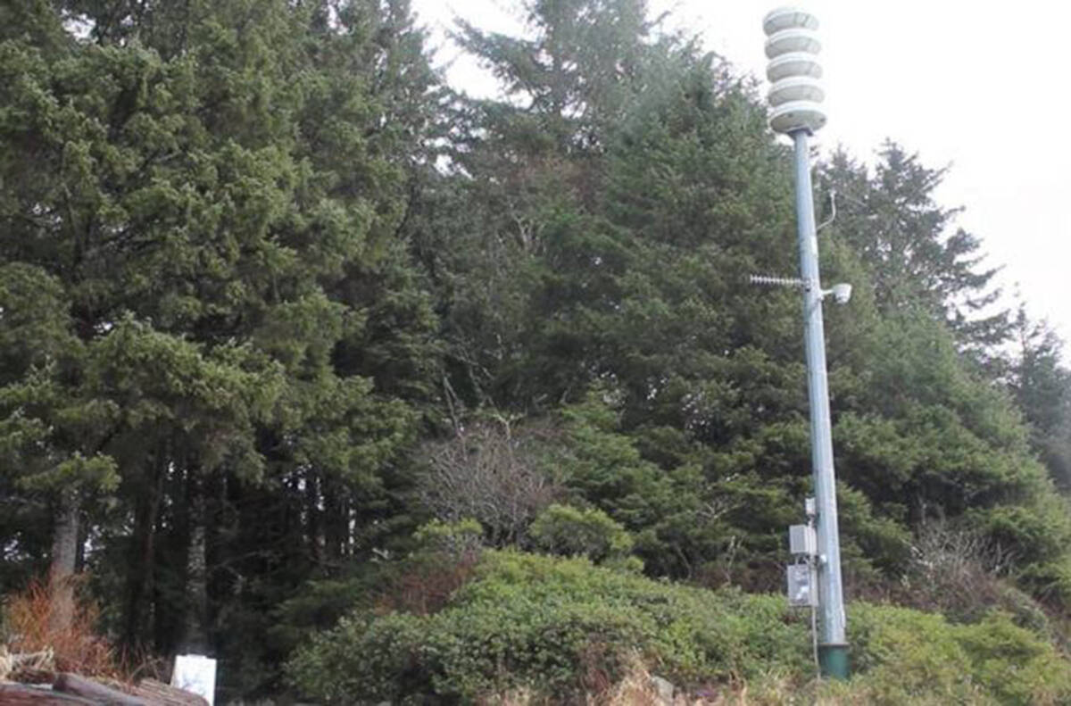 Tofino’s tsunami sirens sounded off on Saturday morning as an advisory prompted beach closures. (Westerly file photo)