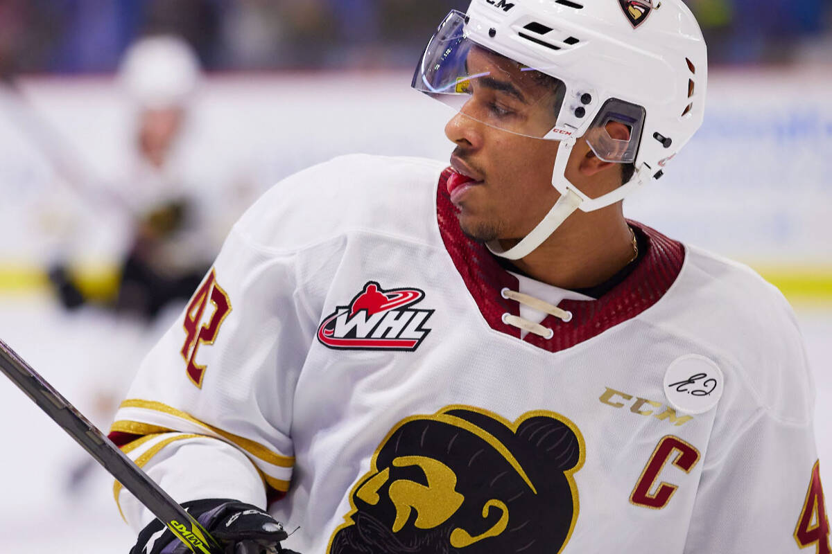 Vancouver Giants captain Justin Sourdif has been traded to the Edmonton Oil Kings. (Rob Wilton/Special to Advance Times)