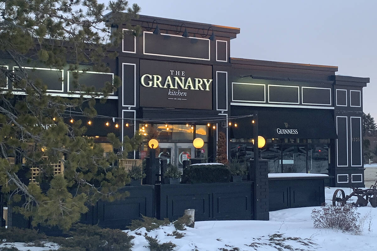 Alberta Health Services issued a partial closure order to the Granary Kitchen on Friday, Jan 14, 2022. (Red Deer Advocate)