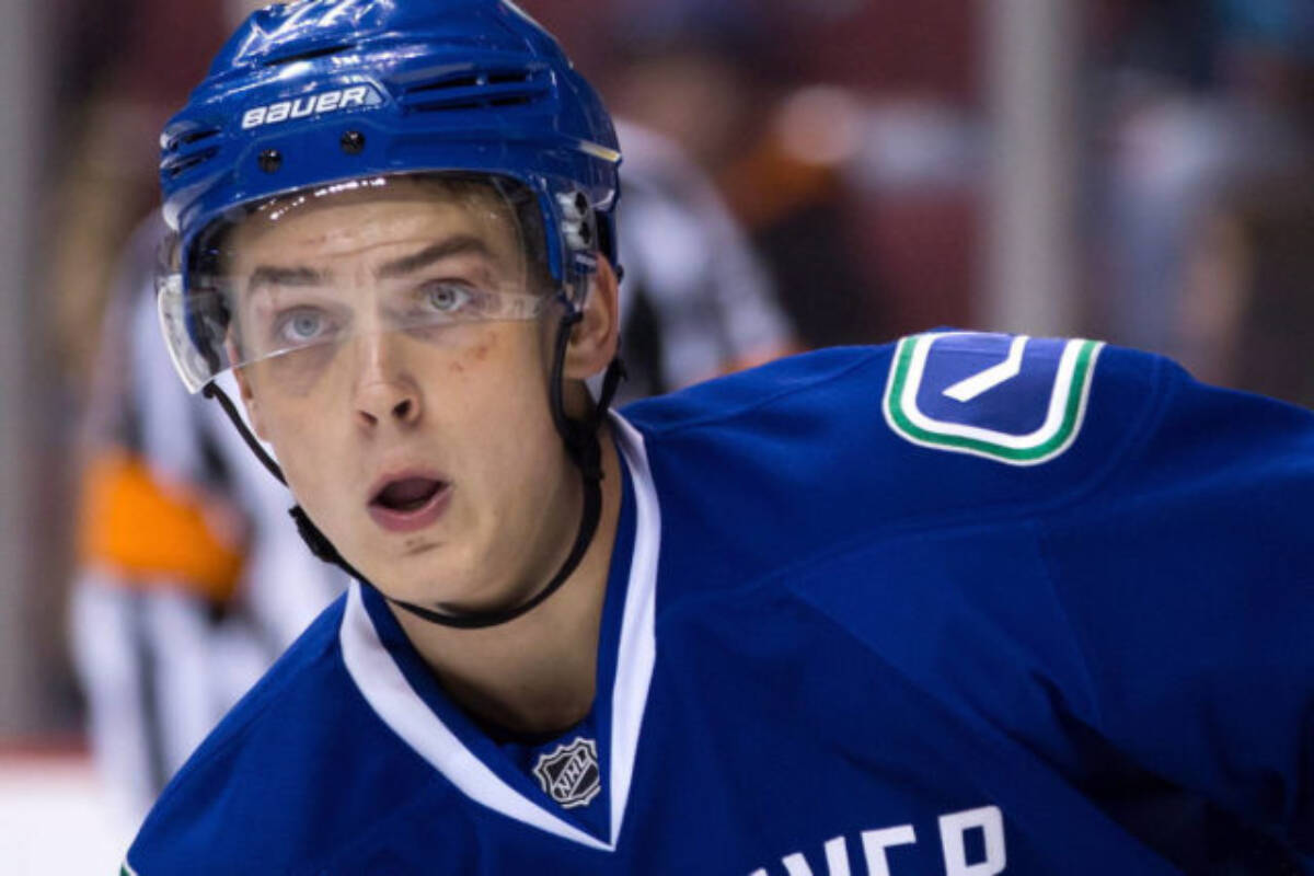 Abbotsford's Jake Virtanen has been charged with sexual assault. (THE CANADIAN PRESS/Darryl Dyck)