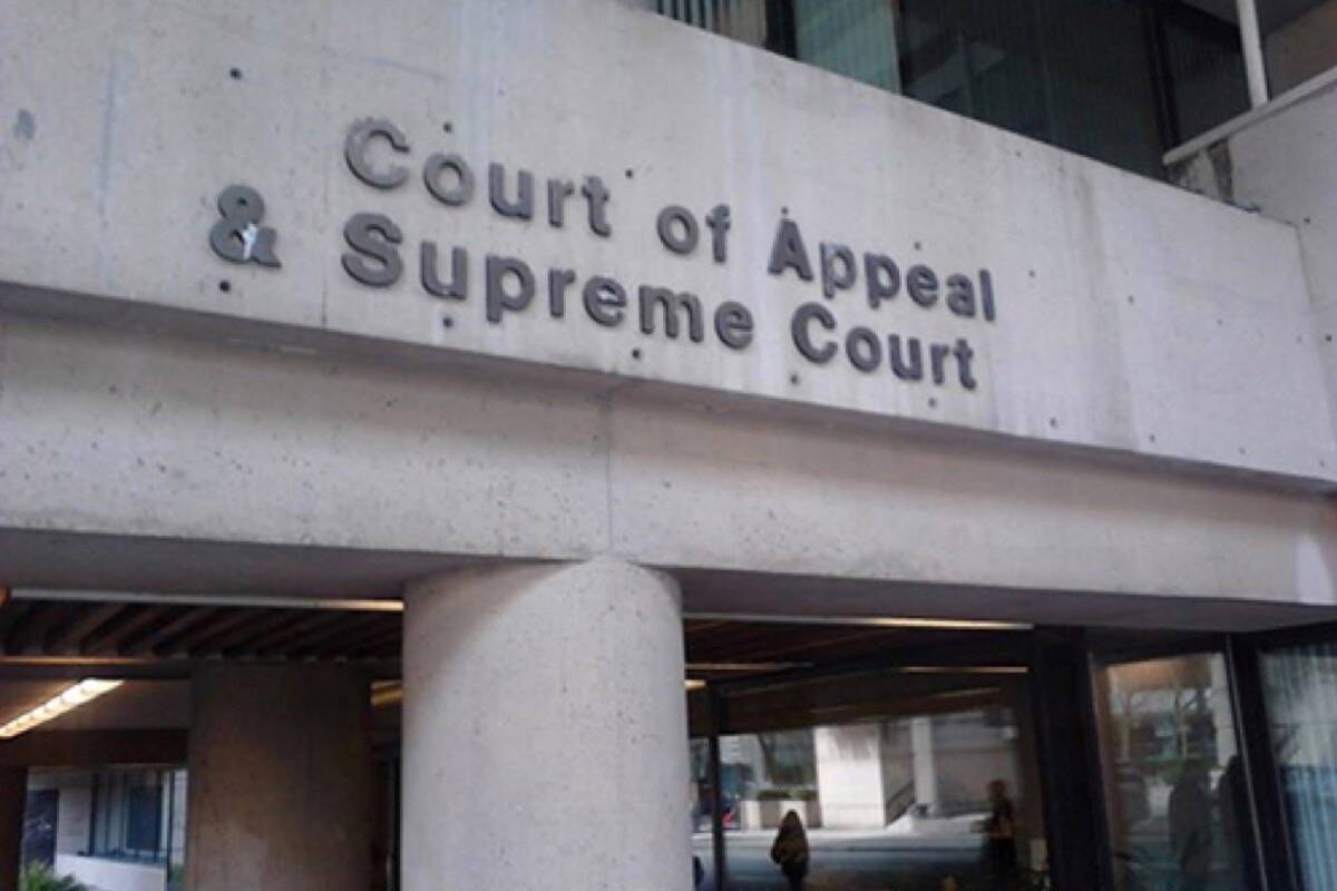 The BC Court of Appeal in Vancouver. (Black Press Media files)