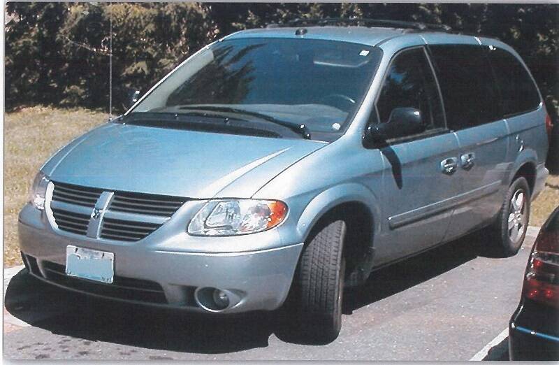 Caleb Gerbrandt and his daughters are believed to be travelling in a 2006 grey Dodge Grand Caravan, similar to the one pictured, with B.C. licence plate NE961N. (RCMP photo)