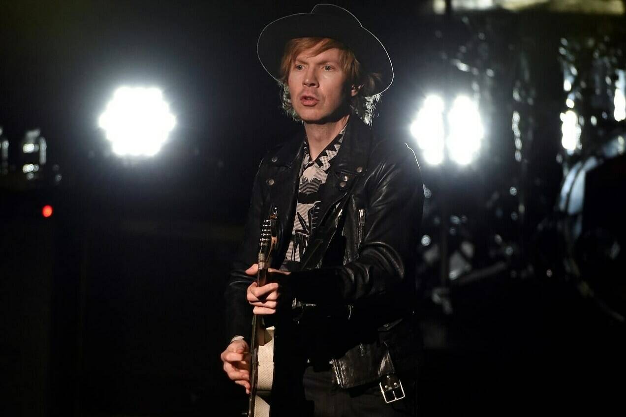 FILE - Singer-songwriter Beck performs in Los Angeles on Oct. 18, 2017. Beck is among this year’s first time nominees for induction into the Rock & Roll Hall of Fame. (Photo by Chris Pizzello/Invision/AP, File)