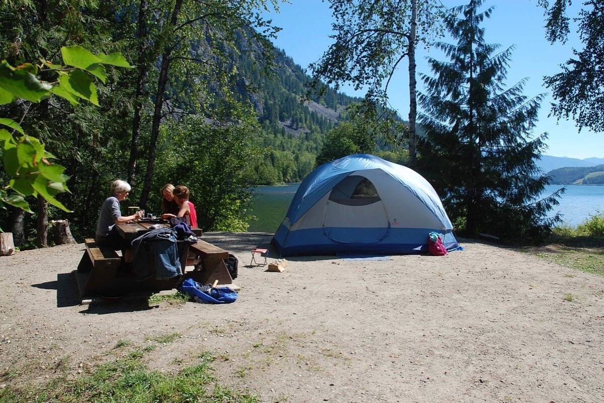 Provincial parks and campsites in B.C. have been busier than ever before during the COVID-19 pandemic. (B.C. government photo)