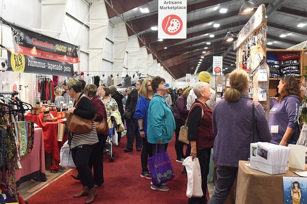 The West Coast Women’s Show is among numerous events held annually at Tradex in Abbotsford. A local residents’ group is planning to submit a bid for the operation of the facility that would include continuing to hold trade and consumer shows. (Abbotsford News file photo)