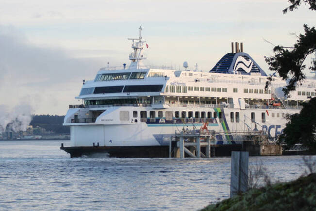 Duke Point ferry terminal. (News Bulletin file photo)