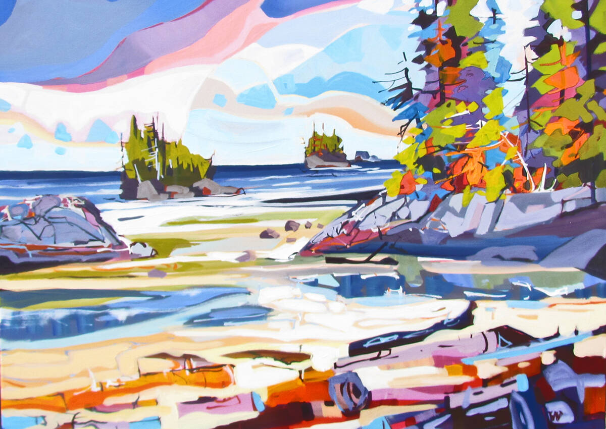 Rick Bond - Low Tide   painting