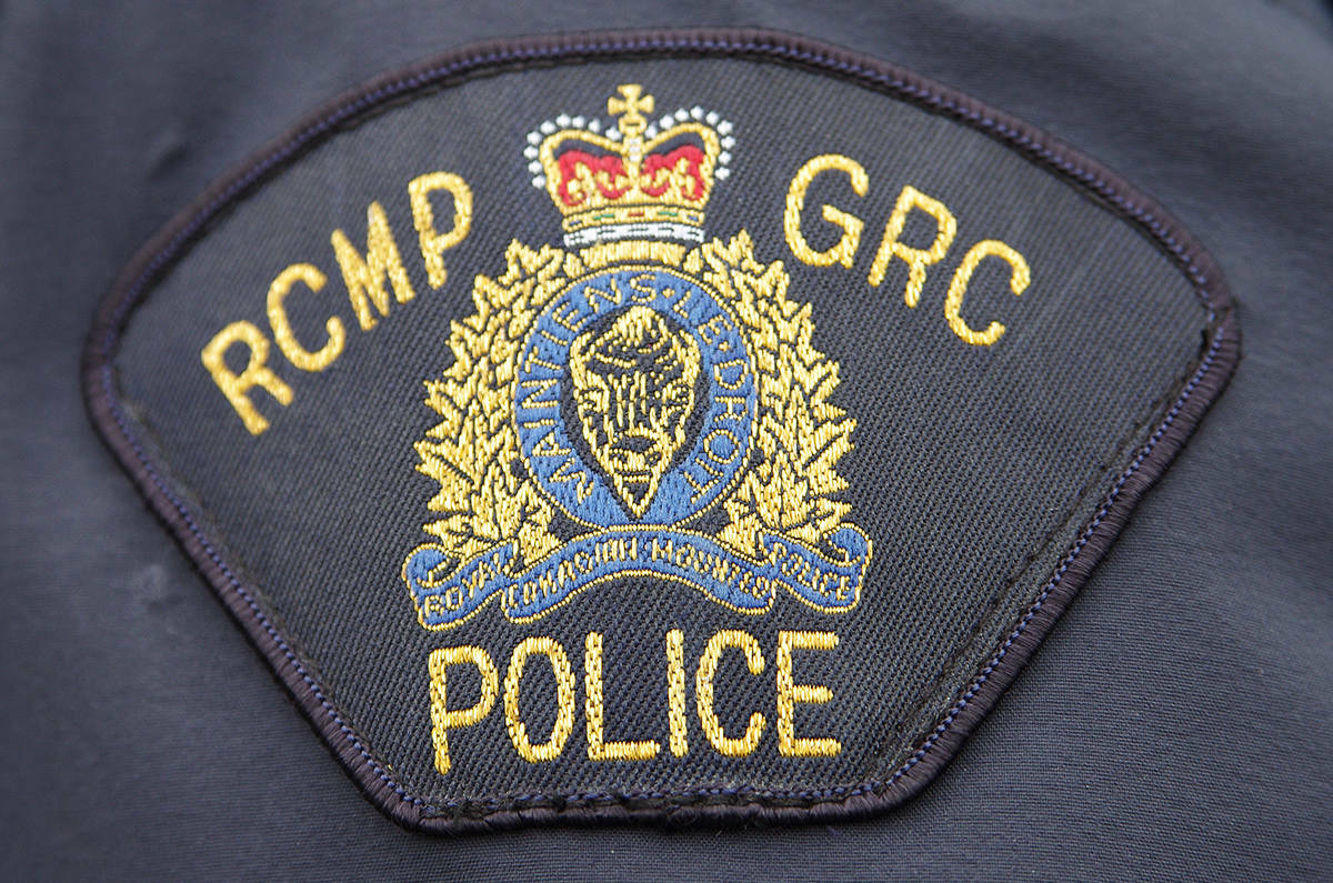RCMP shoulder badge. (Black Press Media files)