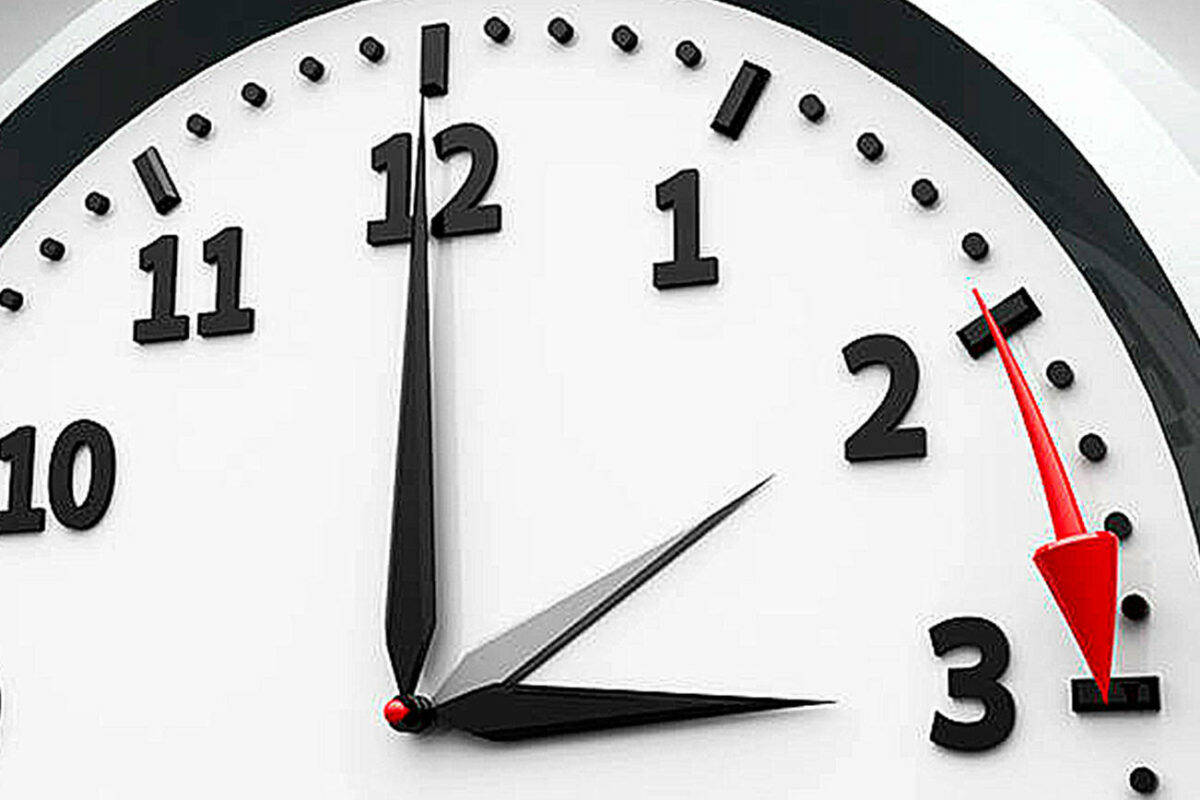 Daylight saving time begins at 2 a.m. Sunday, March 13. (Black Press file)