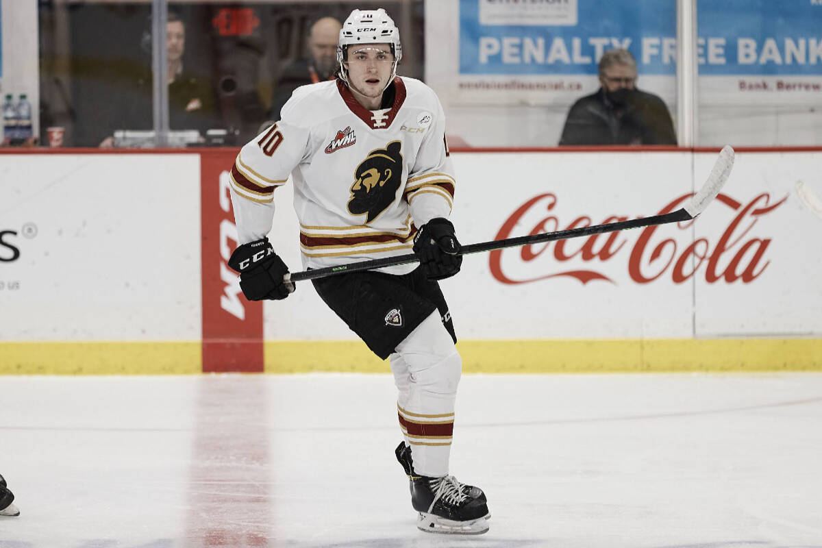 Forward Zack Ostapchuk is the newest captain of the Vancouver Giants. (Rob Wilton/Special to Langley Advance Times)