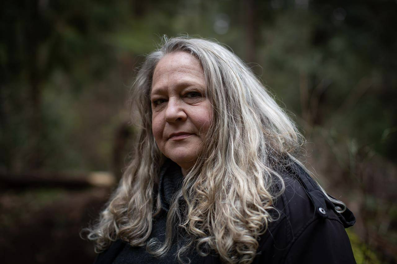 Bev Pausche poses for a photograph in West Vancouver, B.C., on Friday, March 11, 2022. THE CANADIAN PRESS/Darryl Dyck