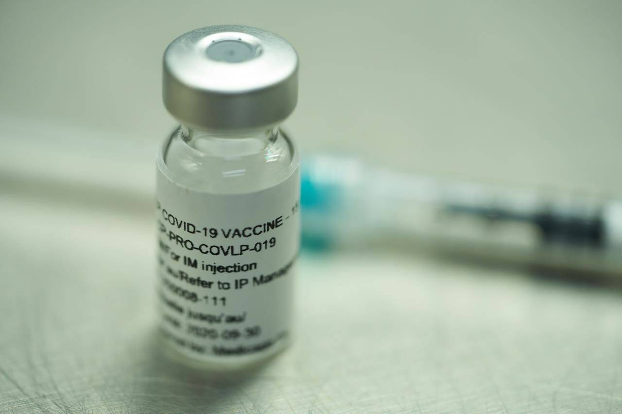 The World Health Organization says it is expecting to reject the COVID-19 vaccine candidate from Canada’s Medicago because of the company’s ties to big tobacco. A vial of a plant-derived COVID-19 vaccine candidate, developed by Medicago, is shown in Quebec City on Monday, July 13, 2020 as part of the company’s Phase 1 clinical trials in this handout photo. THE CANADIAN PRESS/HO, Medicago *MANDATORY CREDIT*